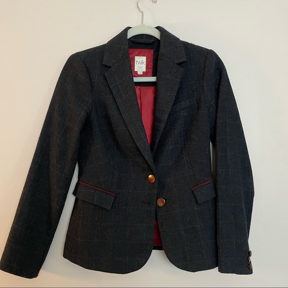 3 for 20$🌼 Dark Blue Tweed Blazer - Picture 9 of 11
